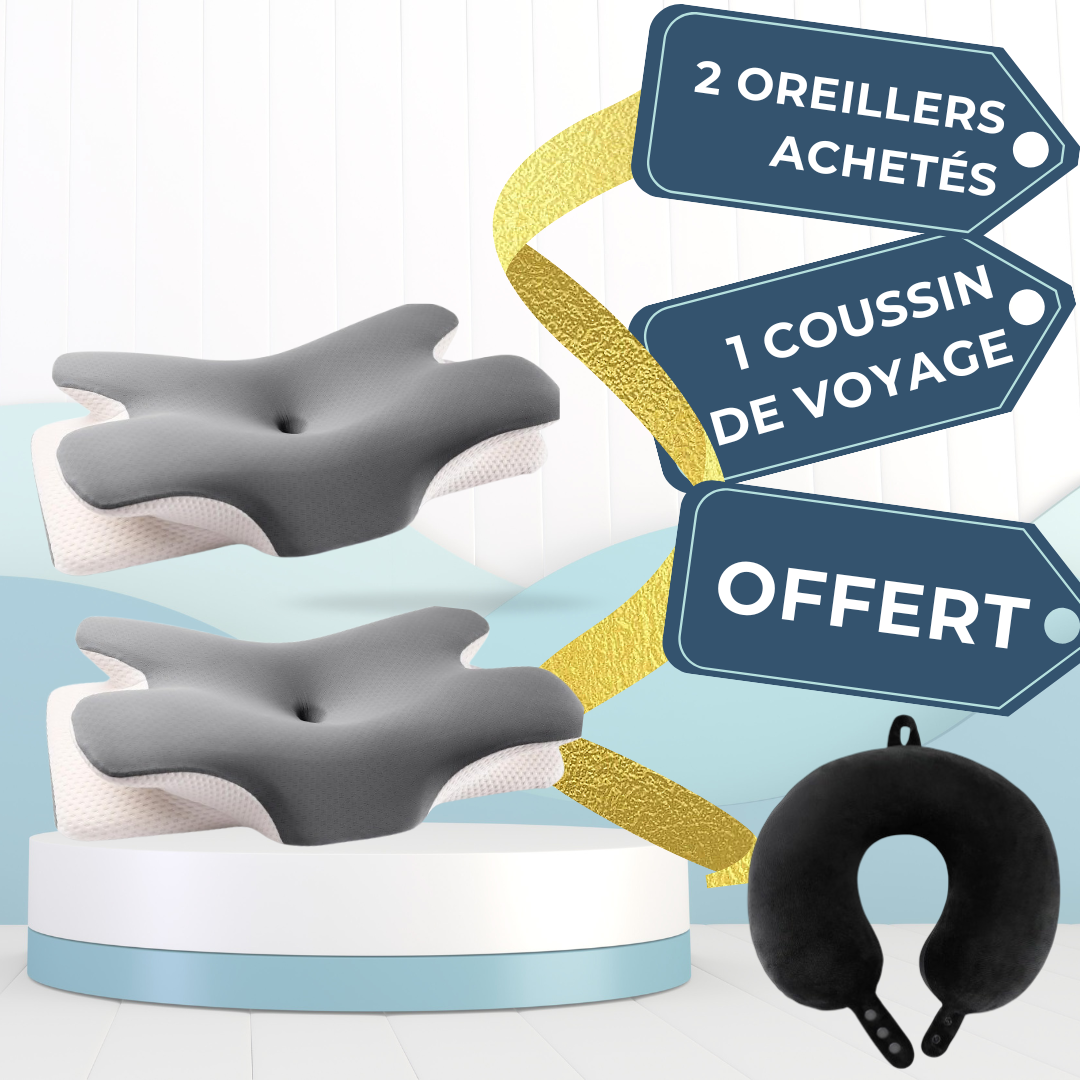 Oreiller ergonomique cervical - Sérénia