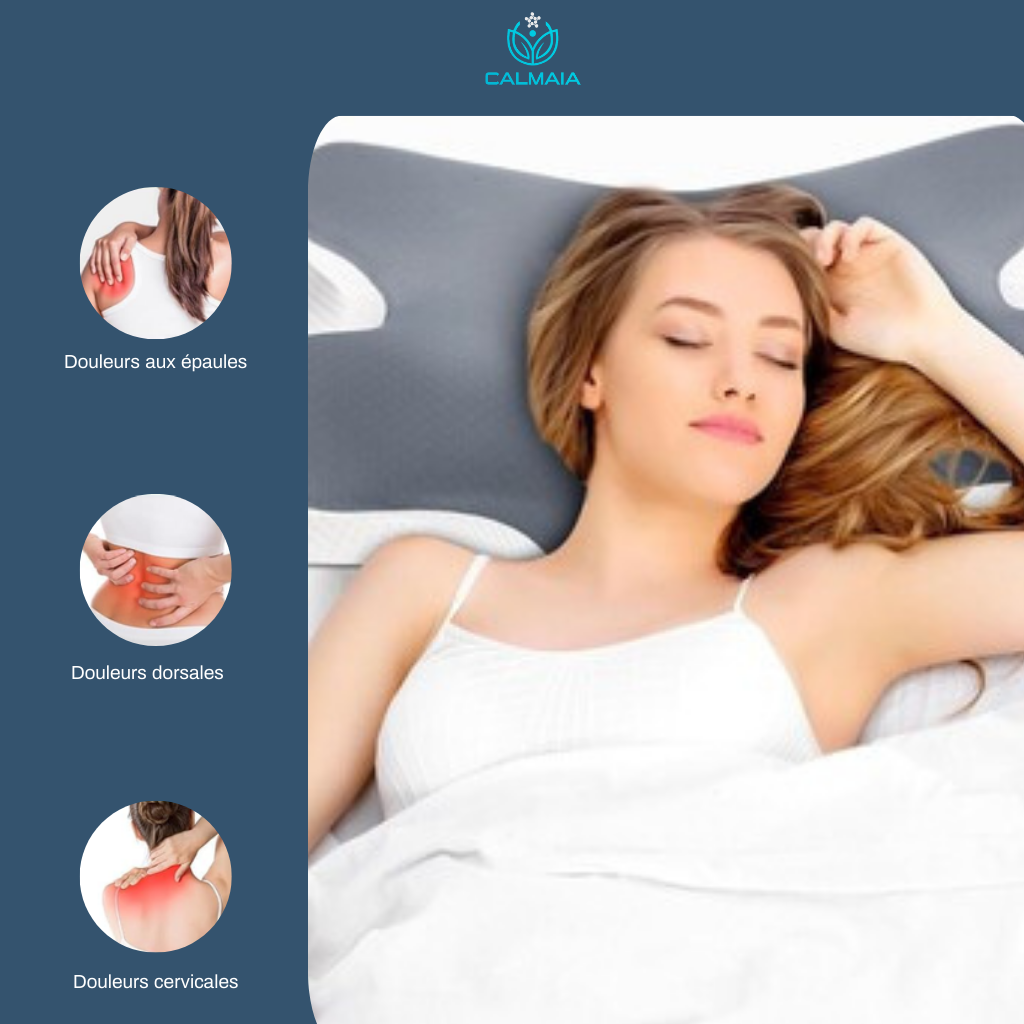 Oreiller ergonomique cervical - Sérénia