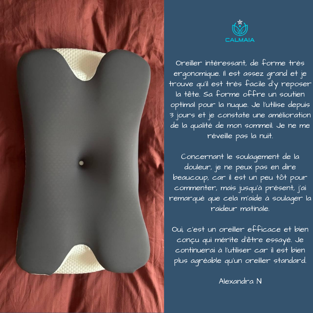 Oreiller ergonomique cervical - Sérénia