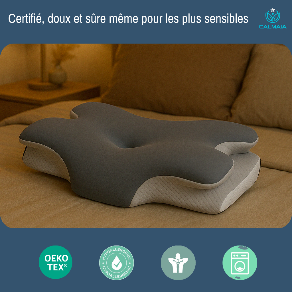 Oreiller ergonomique cervical - Sérénia