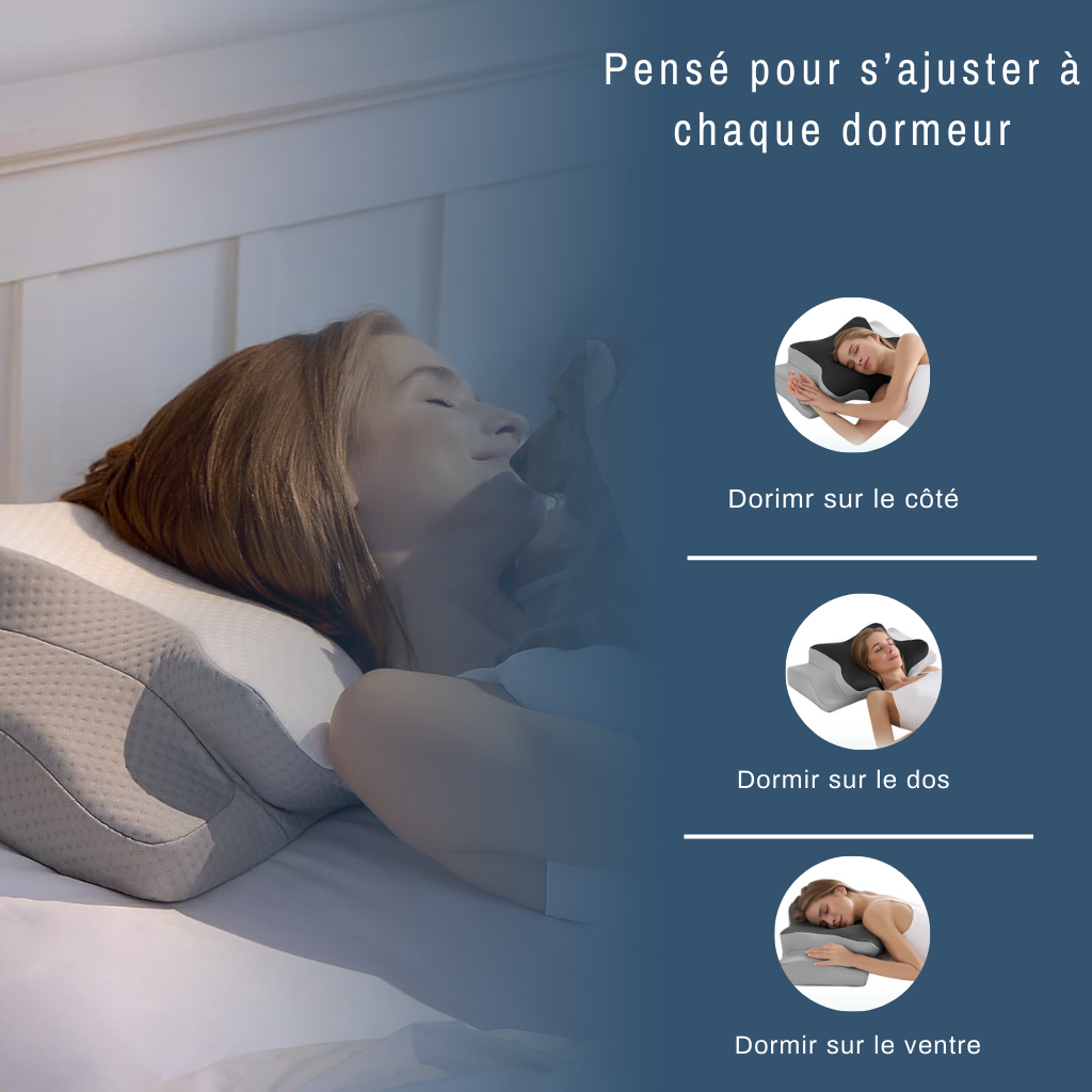 Oreiller ergonomique cervical - Nocturna