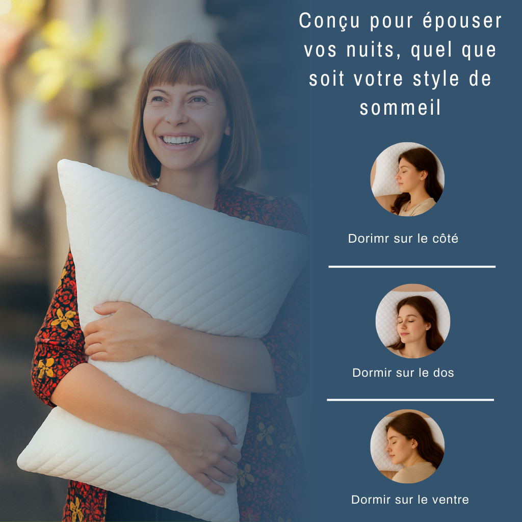 Oreiller ergonomique cervical - Rêvea