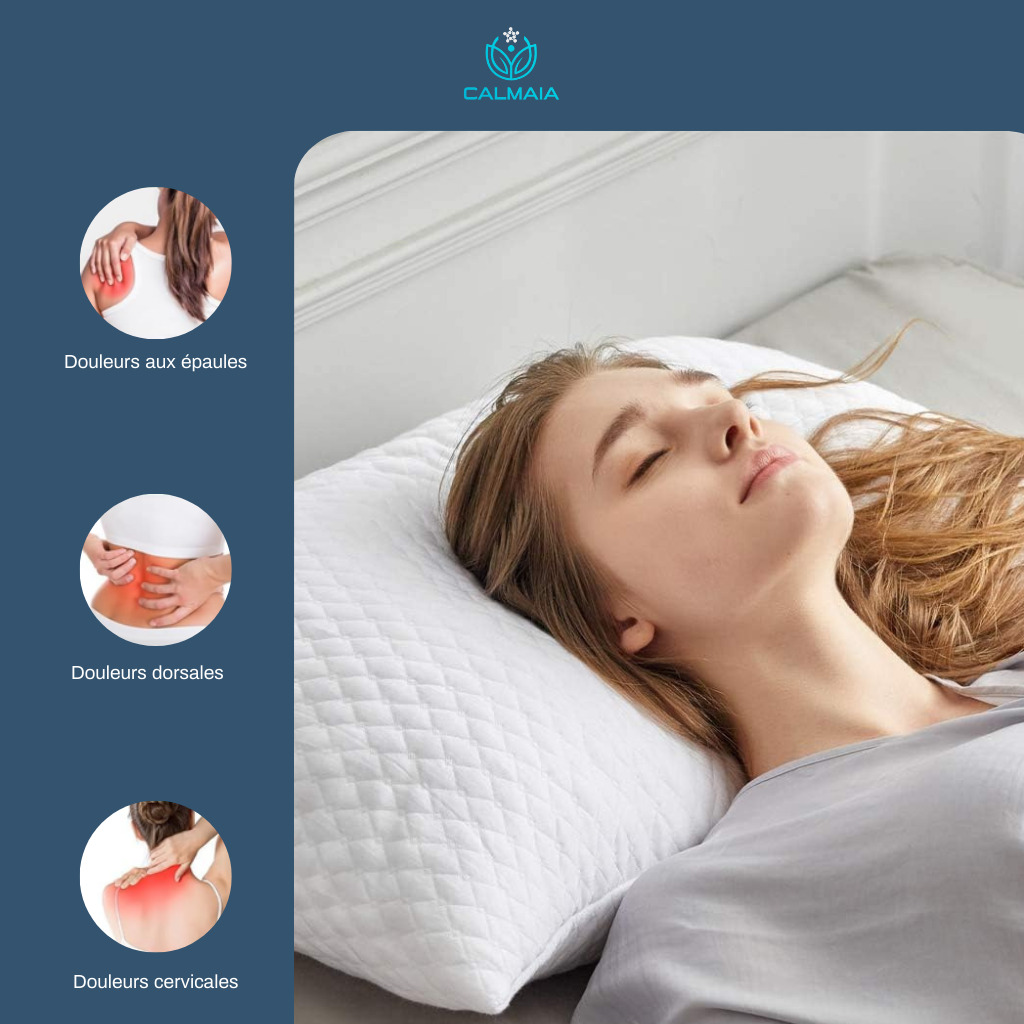 Oreiller ergonomique cervical - Rêvea